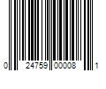 Barcode Image for UPC code 024759000081