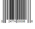 Barcode Image for UPC code 024774000066