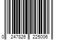 Barcode Image for UPC code 02478262250057