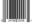 Barcode Image for UPC code 024786000061