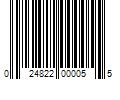 Barcode Image for UPC code 024822000055