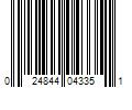 Barcode Image for UPC code 024844043351