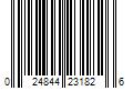 Barcode Image for UPC code 024844231826