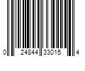 Barcode Image for UPC code 024844330154