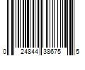 Barcode Image for UPC code 024844386755. Product Name: K&N Engineering Inc K&N Select Oil Filter SO-3002  Designed to Protect your Engine: Fits Select CHEVROLET/GMC/PONTIAC/HUMMER Vehicle Models Fits select: 1995-2000 CHEVROLET TAHOE  1991-2000 CHEVROLET GMT-400