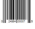 Barcode Image for UPC code 024864000075