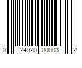 Barcode Image for UPC code 024920000032