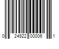 Barcode Image for UPC code 024922000061