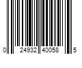 Barcode Image for UPC code 024932400585