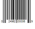 Barcode Image for UPC code 024962000069