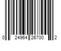 Barcode Image for UPC code 024964267002