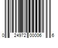 Barcode Image for UPC code 024972000066