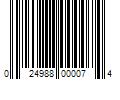 Barcode Image for UPC code 024988000074