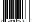 Barcode Image for UPC code 024998013767