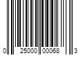 Barcode Image for UPC code 025000000683