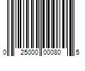 Barcode Image for UPC code 025000000805