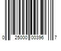 Barcode Image for UPC code 025000003967