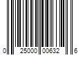 Barcode Image for UPC code 025000006326