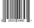 Barcode Image for UPC code 025000006531