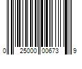 Barcode Image for UPC code 025000006739