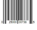 Barcode Image for UPC code 025000007385