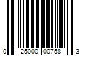 Barcode Image for UPC code 025000007583