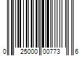 Barcode Image for UPC code 025000007736