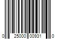 Barcode Image for UPC code 025000009310