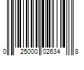 Barcode Image for UPC code 025000026348