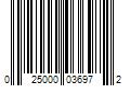 Barcode Image for UPC code 025000036972