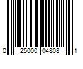 Barcode Image for UPC code 025000048081