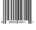 Barcode Image for UPC code 025000048111