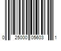 Barcode Image for UPC code 025000056031