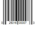 Barcode Image for UPC code 025016000073