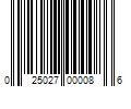 Barcode Image for UPC code 025027000086