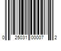 Barcode Image for UPC code 025031000072