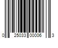 Barcode Image for UPC code 025033000063