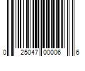 Barcode Image for UPC code 025047000066