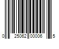 Barcode Image for UPC code 025062000065