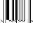 Barcode Image for UPC code 025069000075