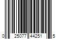 Barcode Image for UPC code 025077442515