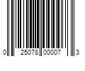 Barcode Image for UPC code 025078000073