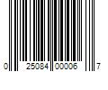 Barcode Image for UPC code 025084000067