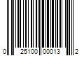 Barcode Image for UPC code 025100000132