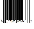 Barcode Image for UPC code 025100000842