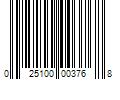 Barcode Image for UPC code 025100003768