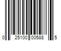 Barcode Image for UPC code 025100005885