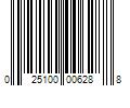 Barcode Image for UPC code 025100006288