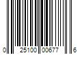 Barcode Image for UPC code 025100006776