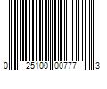 Barcode Image for UPC code 025100007773